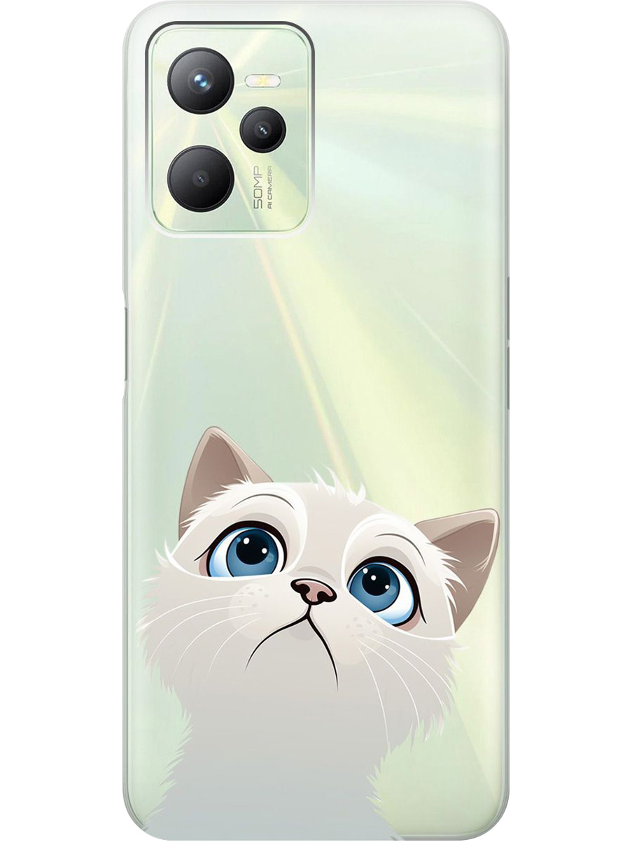 Силиконовый чехол на Realme C35 с принтом "Белый котик" прозрачный, Прозрачный;белый, 741744611
Силиконовый чехол на Realme C35 с принтом "Белый котик" прозрачный, Прозрачный;белый, 741744611