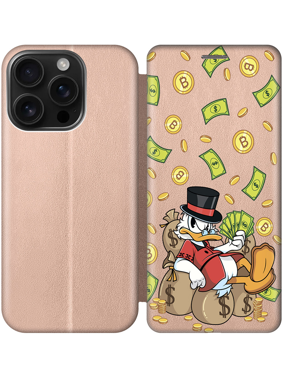 Чехол-книжка на Apple iPhone 16 Pro с принтом "Богатый Скрудж" золотой, Золотистый;прозрачный;белый;зеленый, 785197771
Чехол-книжка на Apple iPhone 16 Pro с принтом "Богатый Скрудж" золотой, Золотистый;прозрачный;белый;зеленый, 785197771
