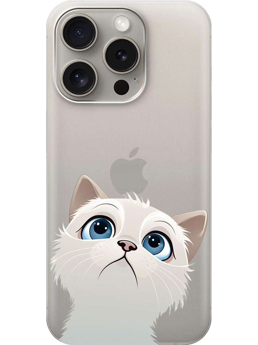Силиконовый чехол на Apple iPhone 15 Pro с принтом "Белый котик" прозрачный, Прозрачный;белый, 775148011
Силиконовый чехол на Apple iPhone 15 Pro с принтом "Белый котик" прозрачный, Прозрачный;белый, 775148011