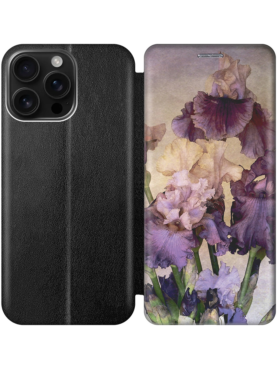 Чехол-книжка на Apple iPhone 16 Pro Max с принтом "Фиолетовые цветы" черный, Черный;желтый;зеленый;фиолетовый, 785198321
Чехол-книжка на Apple iPhone 16 Pro Max с принтом "Фиолетовые цветы" черный, Черный;желтый;зеленый;фиолетовый, 785198321