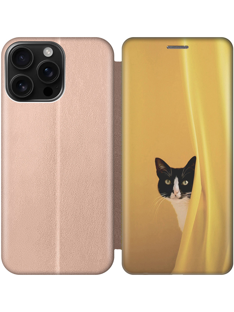 Чехол-книжка на Apple iPhone 16 Pro Max с принтом "Выглядывающий котик" золотой, Золотистый;белый;желтый;черный, 785198312
Чехол-книжка на Apple iPhone 16 Pro Max с принтом "Выглядывающий котик" золотой, Золотистый;белый;желтый;черный, 785198312