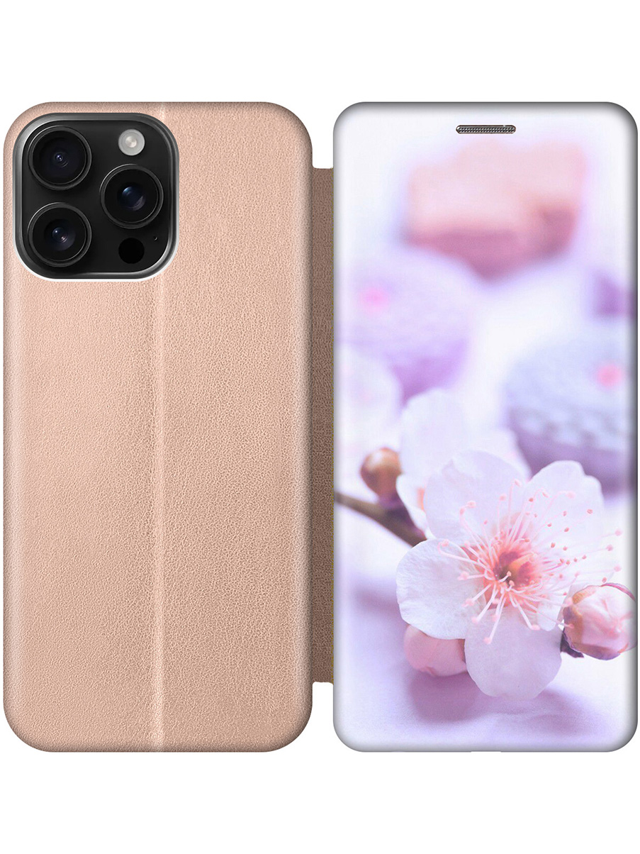 Чехол-книжка на Apple iPhone 16 Pro Max с принтом "Цветок вишни" золотой, Золотистый;белый;фиолетовый, 785198322
Чехол-книжка на Apple iPhone 16 Pro Max с принтом "Цветок вишни" золотой, Золотистый;белый;фиолетовый, 785198322
