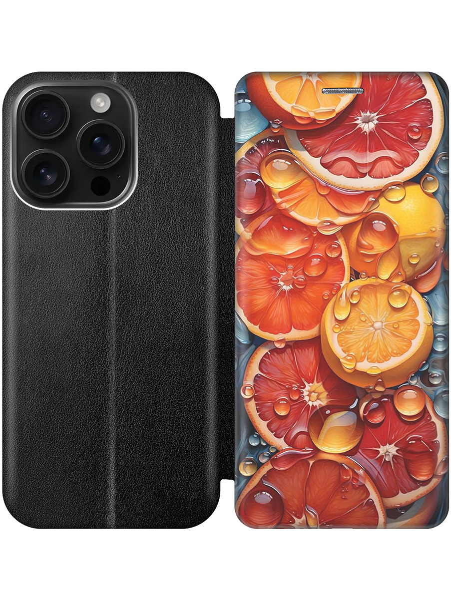 Чехол-книжка на Apple iPhone 16 Pro с принтом "Сочные апельсины в каплях" черный, Черный;красный;оранжевый, 785197731
Чехол-книжка на Apple iPhone 16 Pro с принтом "Сочные апельсины в каплях" черный, Черный;красный;оранжевый, 785197731
