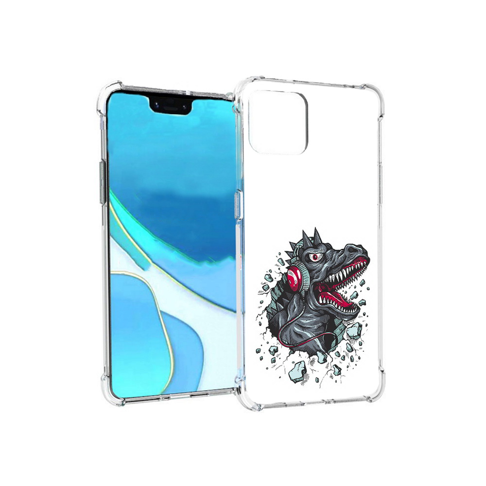 Чехол MyPads Tocco для Google Pixel 4 XL Нарисованный динозавр в наушниках, Прозрачный, Tocco
Чехол MyPads Tocco для Google Pixel 4 XL Нарисованный динозавр в наушниках, Прозрачный, Tocco
