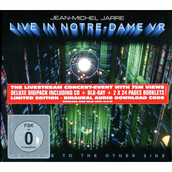 Jean-Michel Jarre / Welcome To The Other Side (Live In Notre-Dame VR)(Limited Edition)
Jean-Michel Jarre / Welcome To The Other Side (Live In Notre-Dame VR)(Limited Edition)