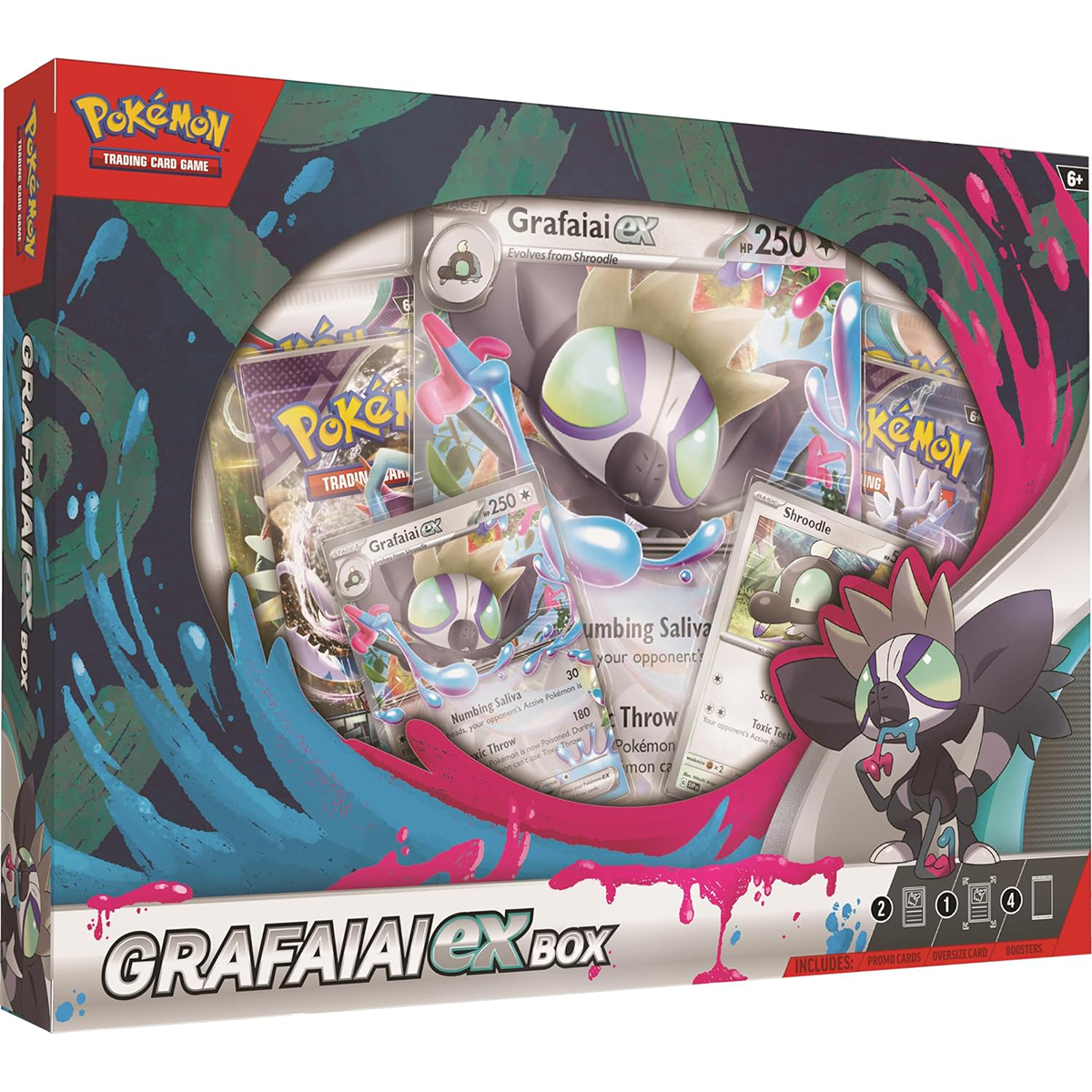 Настольная игра Nintendo Pokemon TCG: EX Box Grafaiai Покемон Scarlet & Violet англ, TCG
Настольная игра Nintendo Pokemon TCG: EX Box Grafaiai Покемон Scarlet & Violet англ, TCG