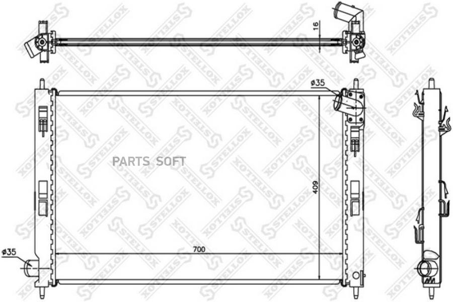10-25349-SX_радиатор системы охлаждения Mitsubishi Lancer 1.5-2.0i 16V/2.0DiD 07>
10-25349-SX_радиатор системы охлаждения Mitsubishi Lancer 1.5-2.0i 16V/2.0DiD 07>