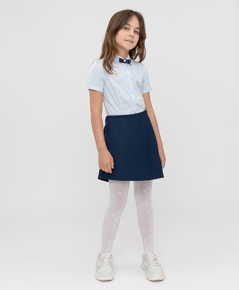 фото Юбка синяя button blue 158