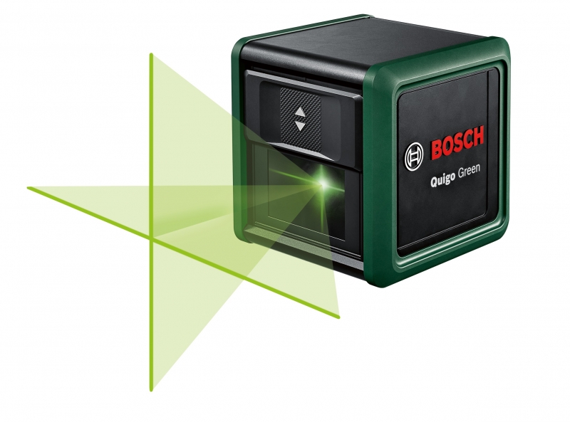 фото Лазерный нивелир bosch 0603663c02 quigo green basic + универсальный зажим mm2