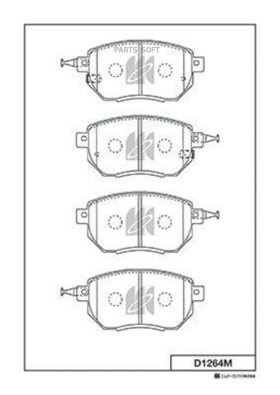 Колодки дисковые п.\ Nissan Murano Z50 3.5 04 1шт KASHIYAMA D1264M D1264M-01 41060ZA525
Колодки дисковые п.\ Nissan Murano Z50 3.5 04 1шт KASHIYAMA D1264M D1264M-01 41060ZA525