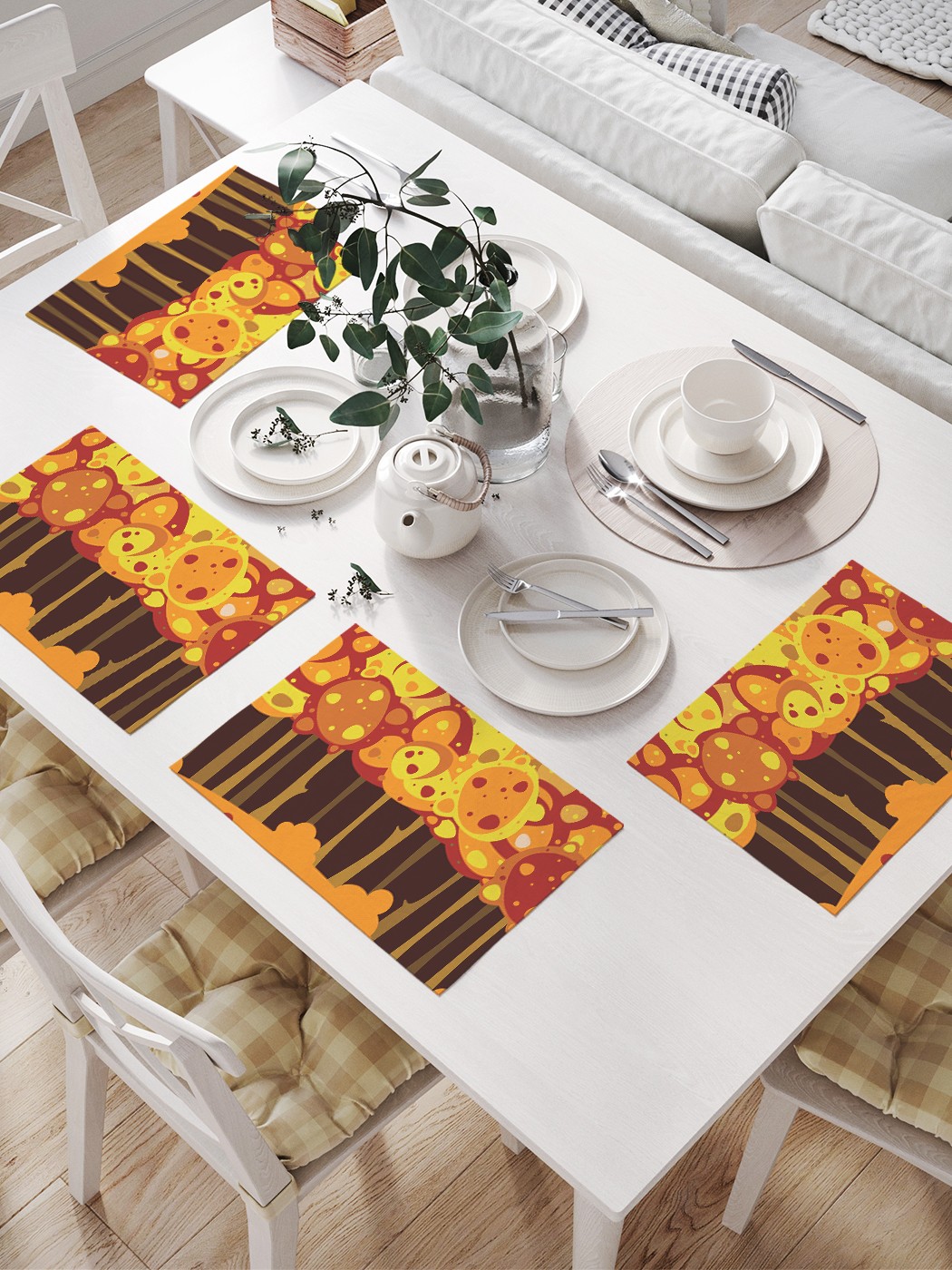 Комплект салфеток JoyArty "Абстрактная крона леса" для сервировки стола (32х46 см, 4 шт.), Красный, Абстрактная крона леса
Комплект салфеток JoyArty "Абстрактная крона леса" для сервировки стола (32х46 см, 4 шт.), Красный, Абстрактная крона леса