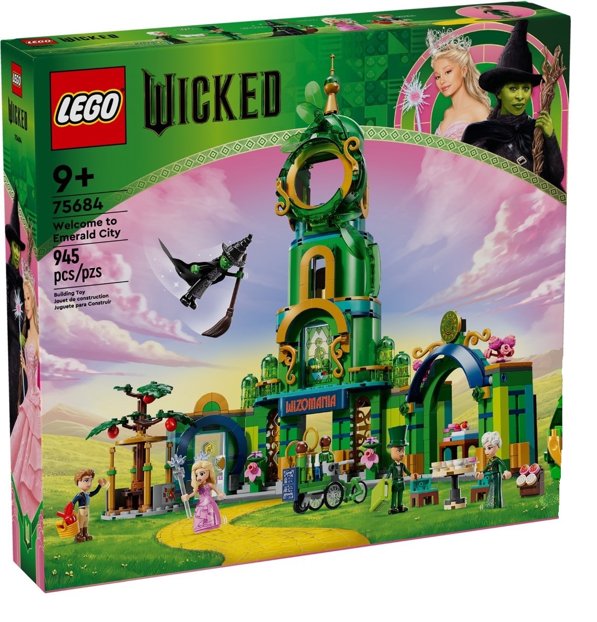Конструктор Lego 75684 Wicked Добро пожаловать в Изумрудный город 945 деталей, Добро пожаловать в Изумрудный город
Конструктор Lego 75684 Wicked Добро пожаловать в Изумрудный город 945 деталей, Добро пожаловать в Изумрудный город