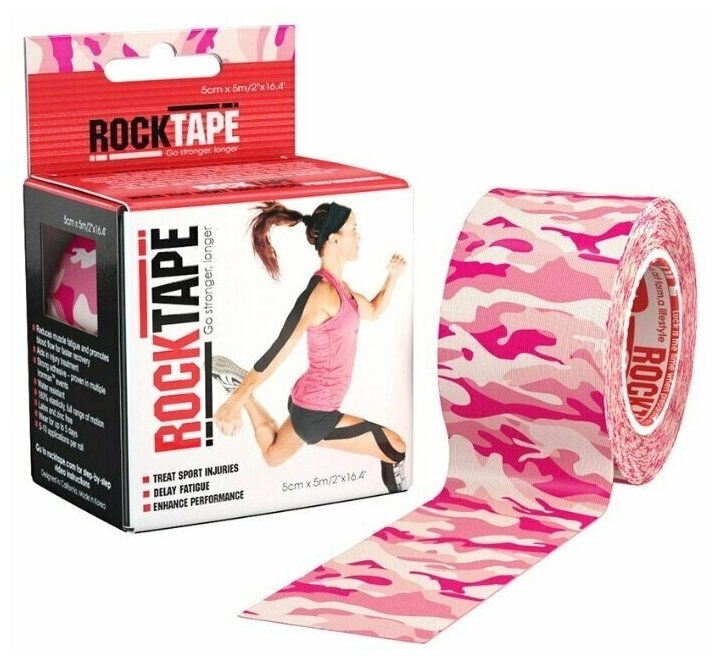 Тейп RockTape, 5 см х 5 м с рисунком Camo Pink, Розовый;белый, Тейп RockTape, 5 см х 5 м
Тейп RockTape, 5 см х 5 м с рисунком Camo Pink, Розовый;белый, Тейп RockTape, 5 см х 5 м