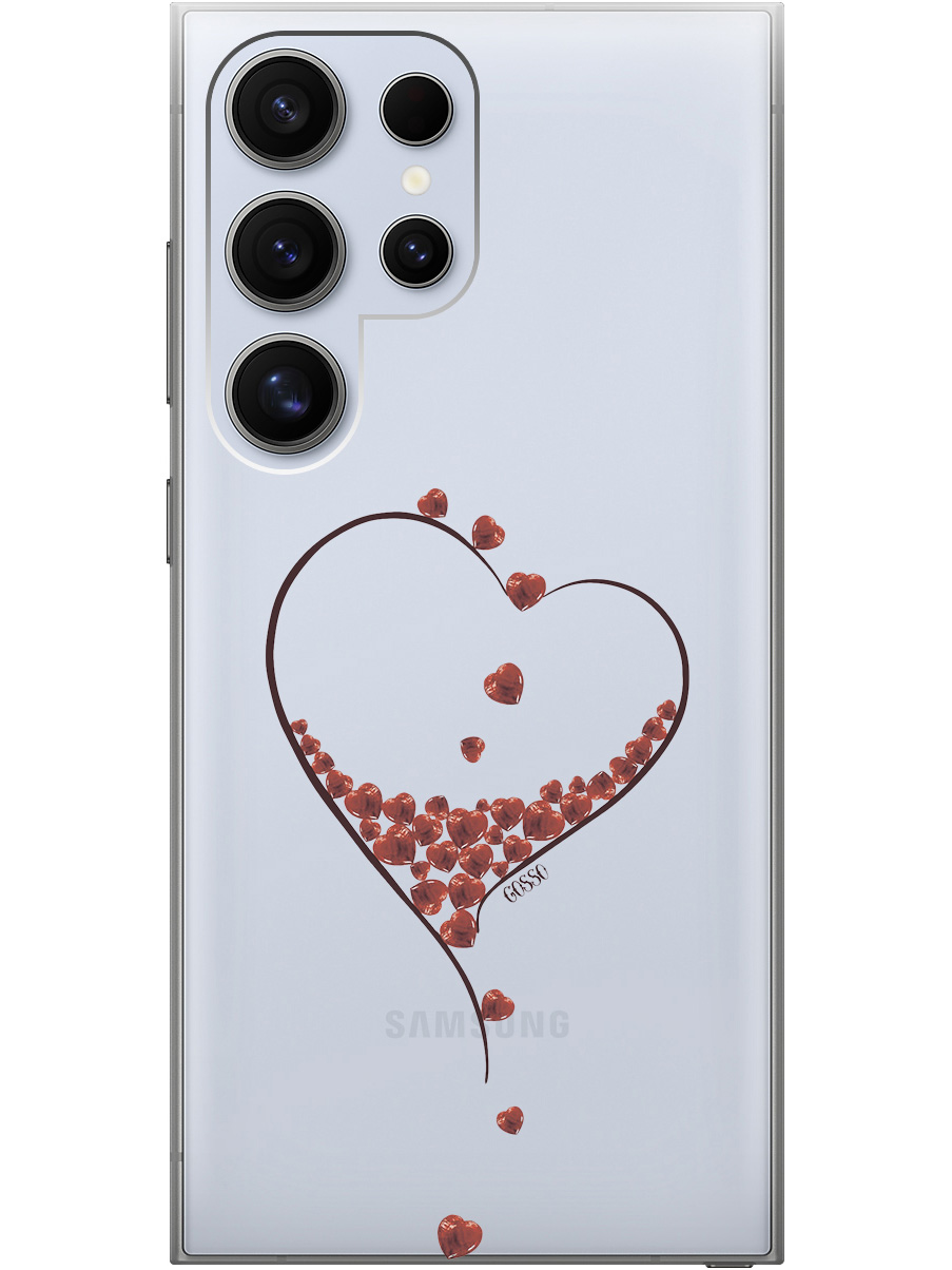 Силиконовый чехол на Samsung Galaxy S24 Ultra с рисунком "Little hearts" прозрачный, Прозрачный;черный, 20011899
Силиконовый чехол на Samsung Galaxy S24 Ultra с рисунком "Little hearts" прозрачный, Прозрачный;черный, 20011899