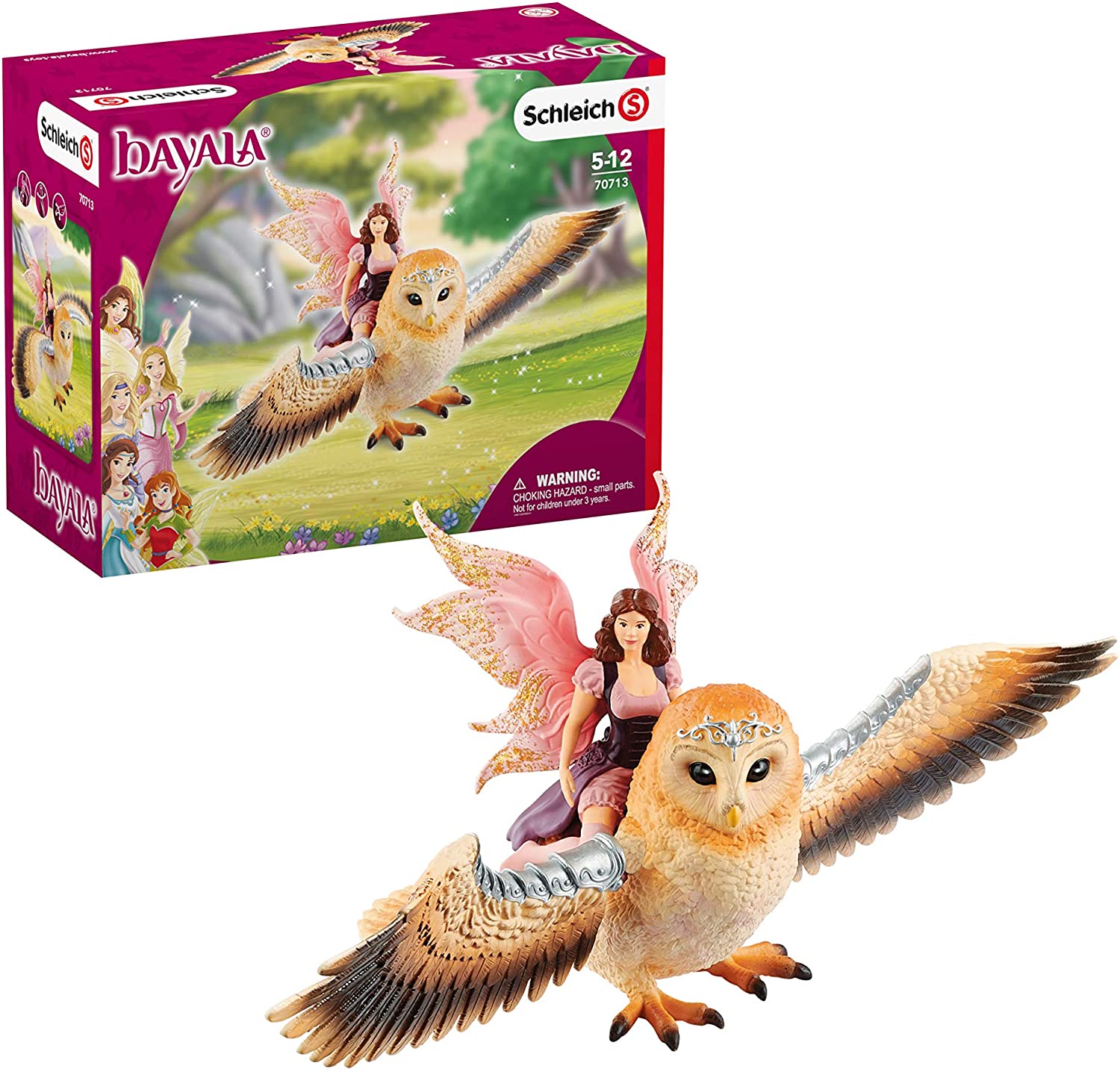 Фигурки Schleich Фея летящая на сверкающей сове 70713 2 шт, Фея, летящая на сверкающей сове
Фигурки Schleich Фея летящая на сверкающей сове 70713 2 шт, Фея, летящая на сверкающей сове
