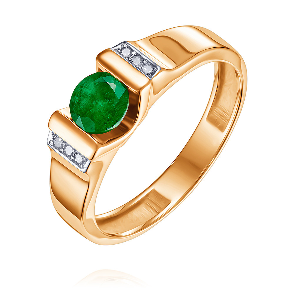 Кольцо из красного золота с бриллиантом/изумрудом р. ADAMAS 14037943/01-А50Д-433, 14037943/01-А50Д-433
Кольцо из красного золота с бриллиантом/изумрудом р. ADAMAS 14037943/01-А50Д-433, 14037943/01-А50Д-433