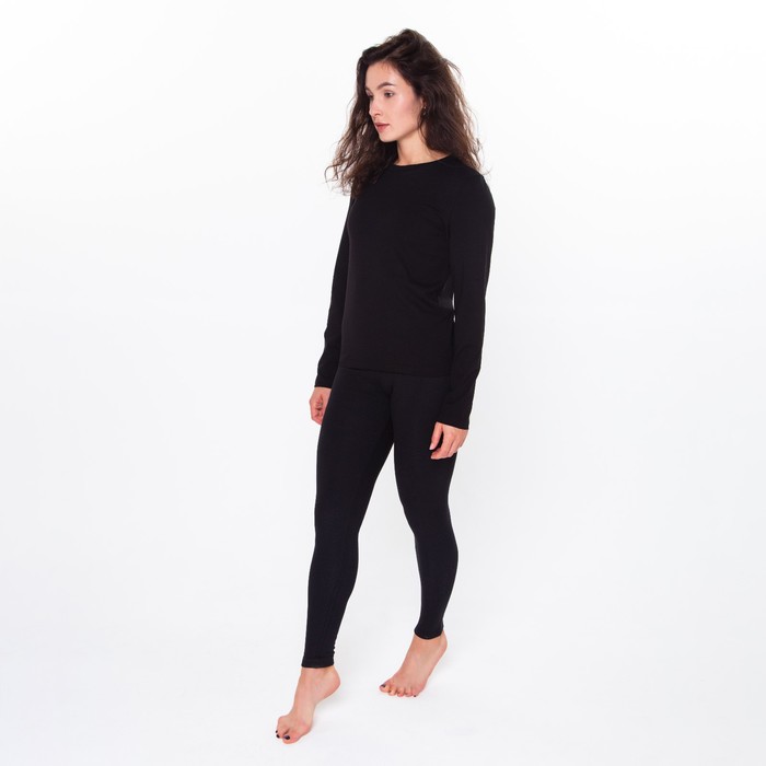 фото Термобельё женское (леггинсы), цвет чёрный, размер 42 ш'аrliзе