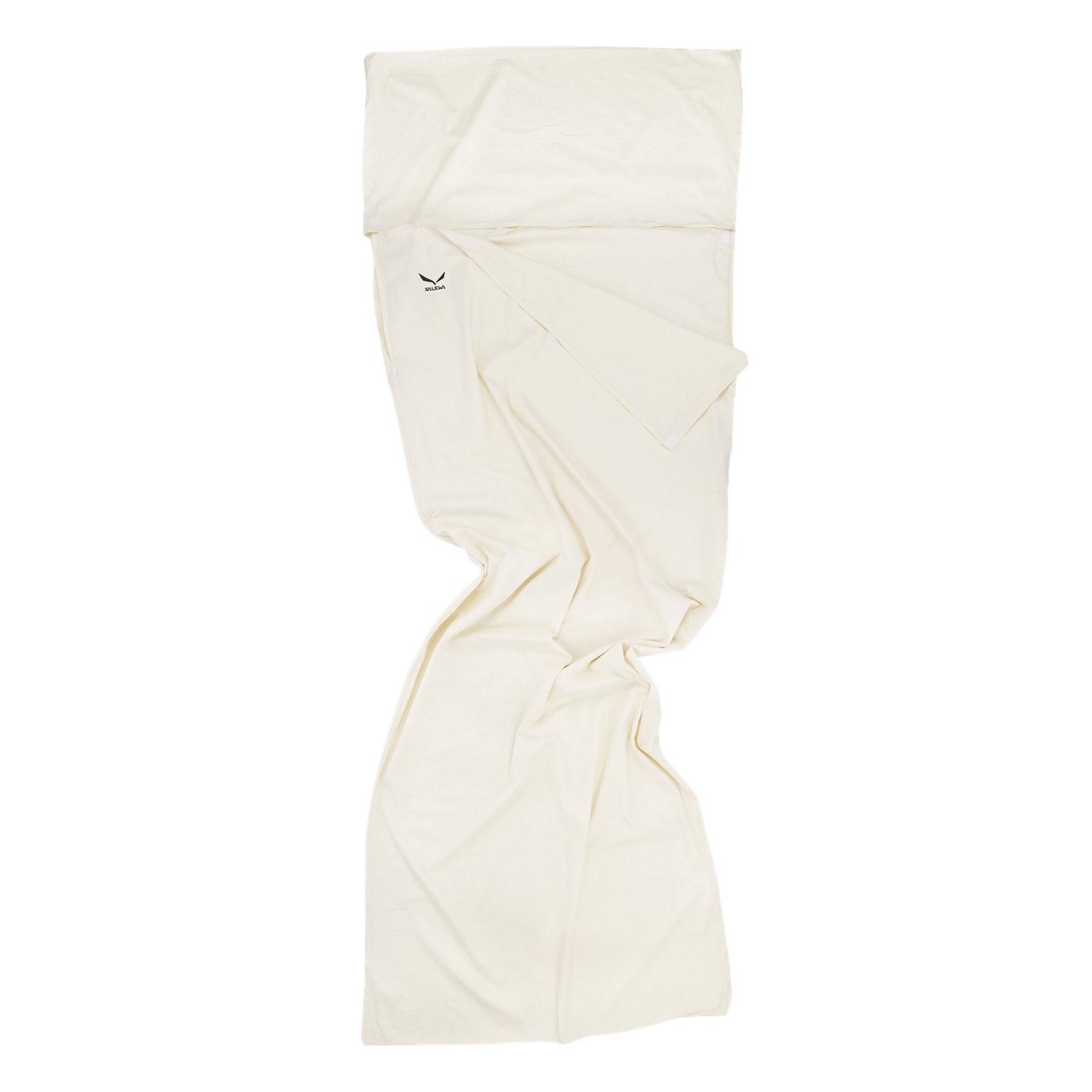 фото Вкладыш в спальник salewa cotton-feel silverized sleeping bag liner offwhite