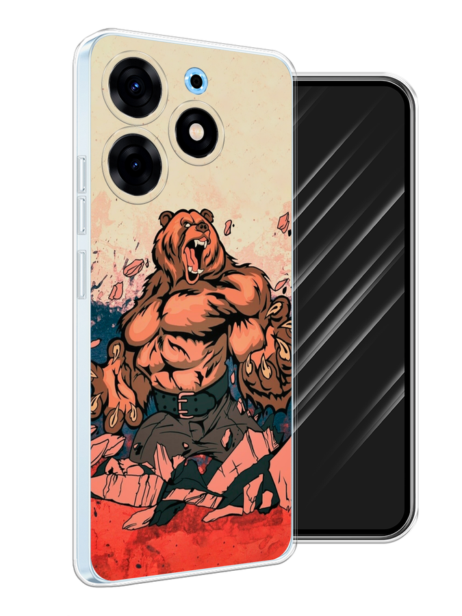 Чехол Awog на Tecno Spark 10 Pro "Медведь с флагом РФ", Коричневый;синий;красный, 303750-2
Чехол Awog на Tecno Spark 10 Pro "Медведь с флагом РФ", Коричневый;синий;красный, 303750-2
