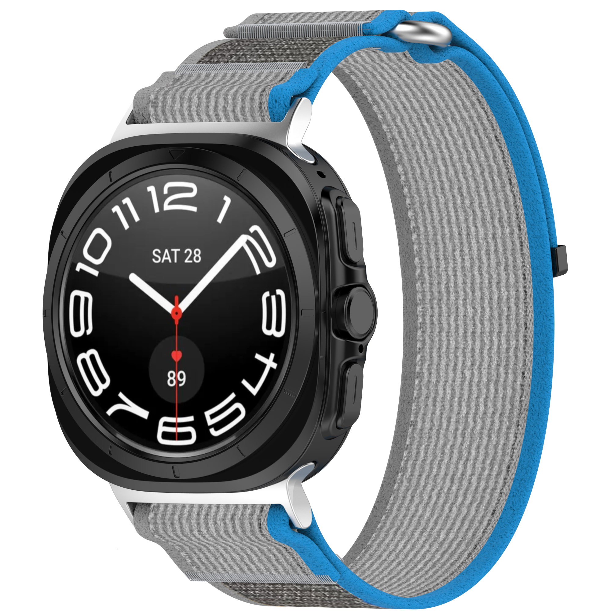 Нейлоновый ремешок на липучке для Samsung Galaxy Watch Ultra, 47 мм, голубо-серый, Голубой;серый, Нейлоновый ремешок на липучке для Samsung Galaxy Watch Ultra, 47 мм
Нейлоновый ремешок на липучке для Samsung Galaxy Watch Ultra, 47 мм, голубо-серый, Голубой;серый, Нейлоновый ремешок на липучке для Samsung Galaxy Watch Ultra, 47 мм