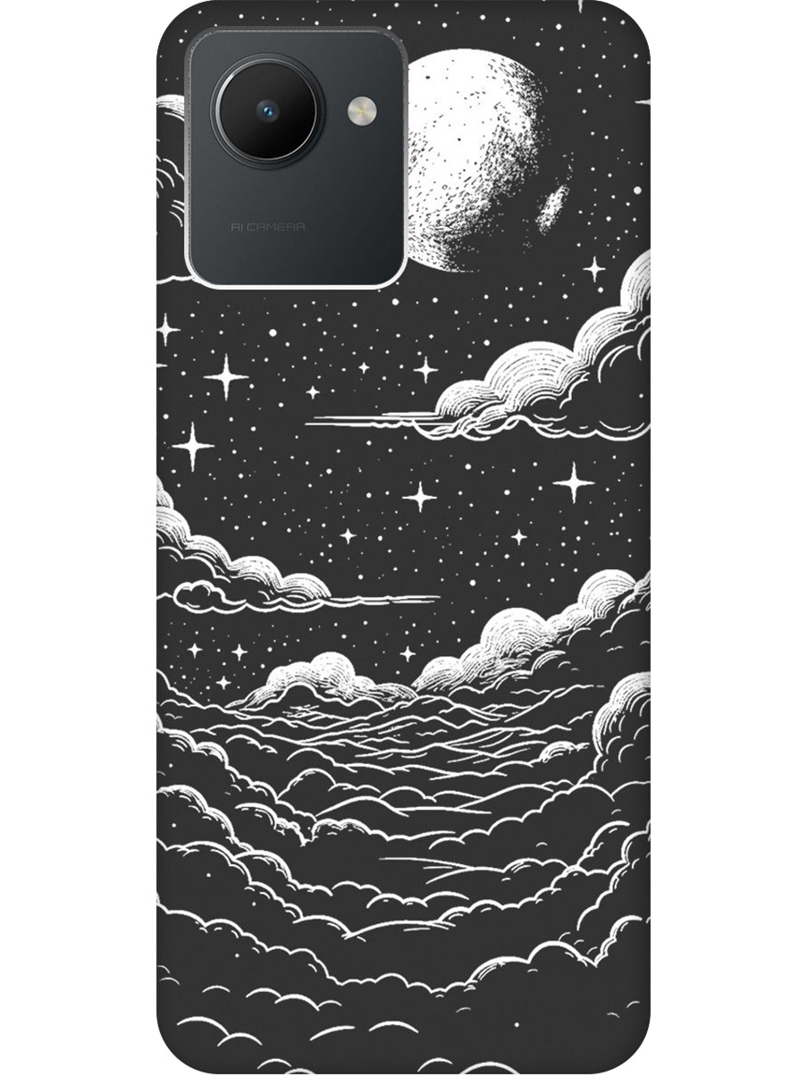 Силиконовый чехол на Realme C30 с принтом "Луна и облака" матовый черный, Черный;белый, 766400241
Силиконовый чехол на Realme C30 с принтом "Луна и облака" матовый черный, Черный;белый, 766400241