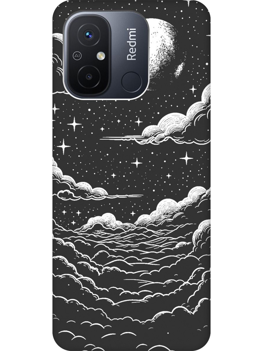 Силиконовый чехол на Xiaomi Redmi 12C с принтом "Луна и облака" матовый черный, Черный;белый, 766734841
Силиконовый чехол на Xiaomi Redmi 12C с принтом "Луна и облака" матовый черный, Черный;белый, 766734841