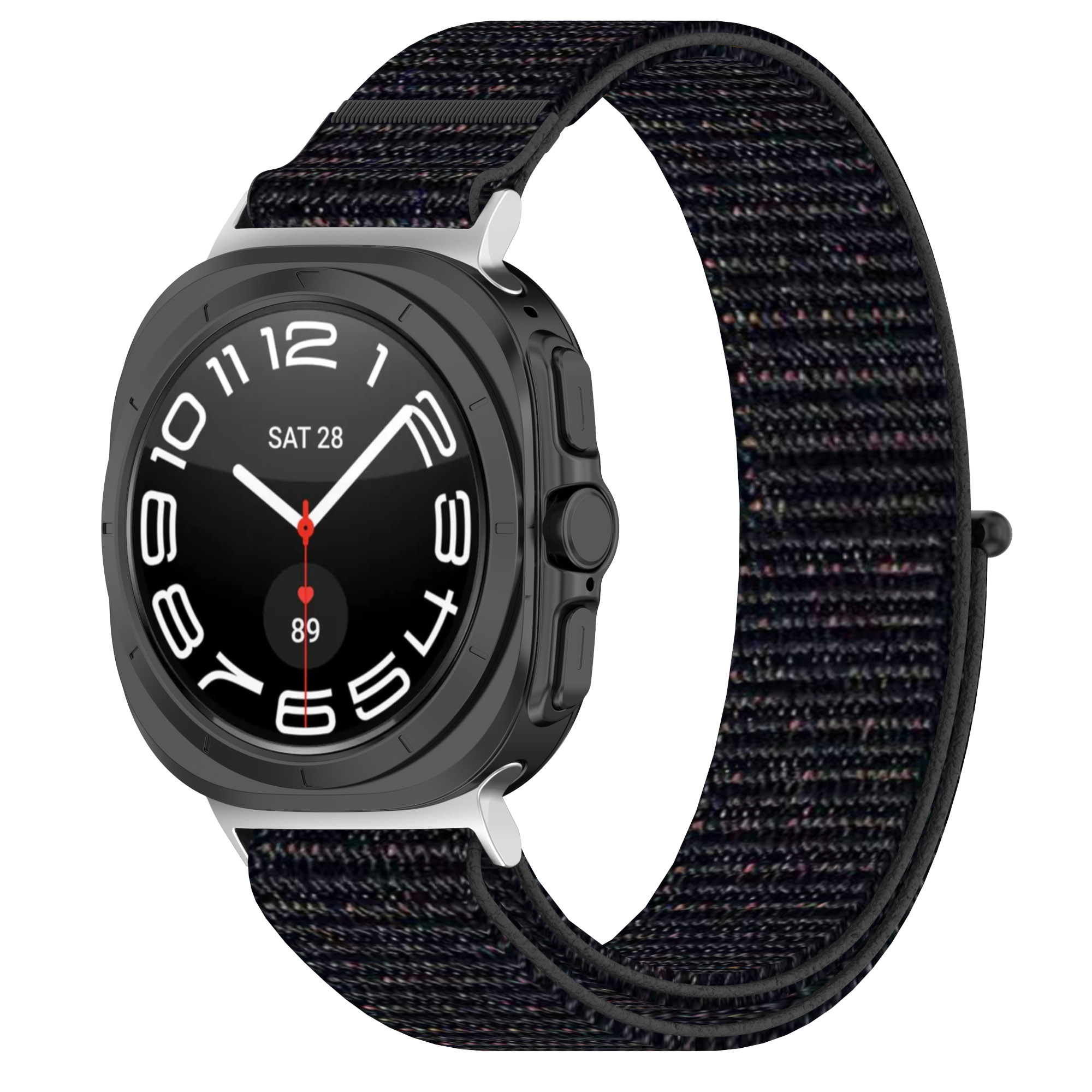 Нейлоновый ремешок на липучке для Samsung Galaxy Watch Ultra, 47 мм, звездно-черный, Нейлоновый ремешок на липучке для Samsung Galaxy Watch Ultra, 47 мм
Нейлоновый ремешок на липучке для Samsung Galaxy Watch Ultra, 47 мм, звездно-черный, Нейлоновый ремешок на липучке для Samsung Galaxy Watch Ultra, 47 мм