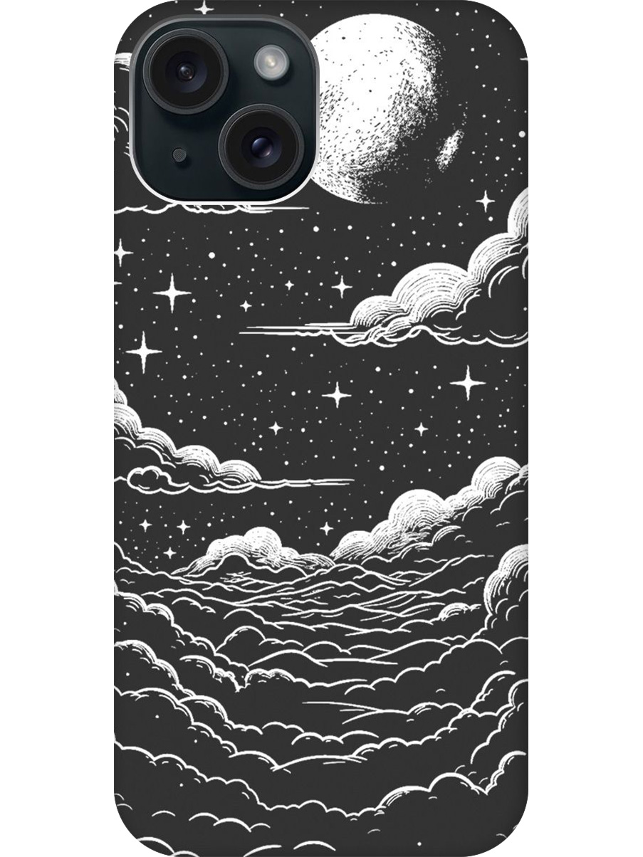 Силиконовый чехол на Apple iPhone 15 с принтом "Луна и облака" матовый черный, Черный;белый, 775147841
Силиконовый чехол на Apple iPhone 15 с принтом "Луна и облака" матовый черный, Черный;белый, 775147841