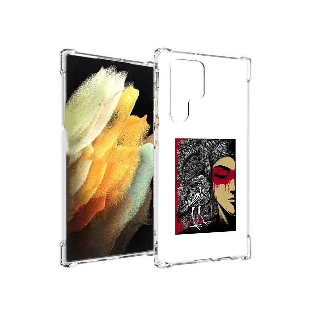 Чехол MyPads Tocco для Samsung Galaxy S22 Ultra девушка с вороном в абстракции, Прозрачный, Tocco
Чехол MyPads Tocco для Samsung Galaxy S22 Ultra девушка с вороном в абстракции, Прозрачный, Tocco