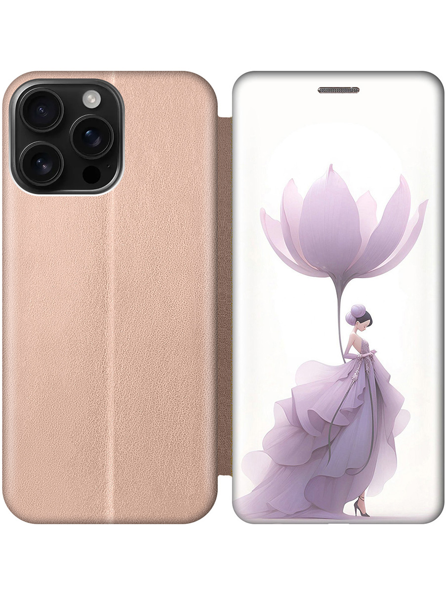 Чехол-книжка на Apple iPhone 16 Pro Max с принтом "Цветочная девушка" золотой, Золотистый;белый;фиолетовый, 785198322
Чехол-книжка на Apple iPhone 16 Pro Max с принтом "Цветочная девушка" золотой, Золотистый;белый;фиолетовый, 785198322
