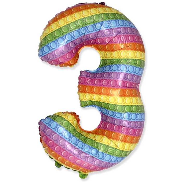 Шар фольгированный 32" «Цифра 3», поп ит, Воздушное оформление. Цифры
Шар фольгированный 32" «Цифра 3», поп ит, Воздушное оформление. Цифры