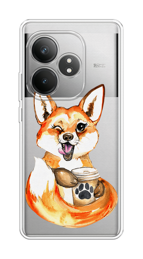 Чехол Case Place на Realme GT 6T "Подмигивающая лиса с кофе", Оранжевый;белый;коричневый, 2517550-1
Чехол Case Place на Realme GT 6T "Подмигивающая лиса с кофе", Оранжевый;белый;коричневый, 2517550-1