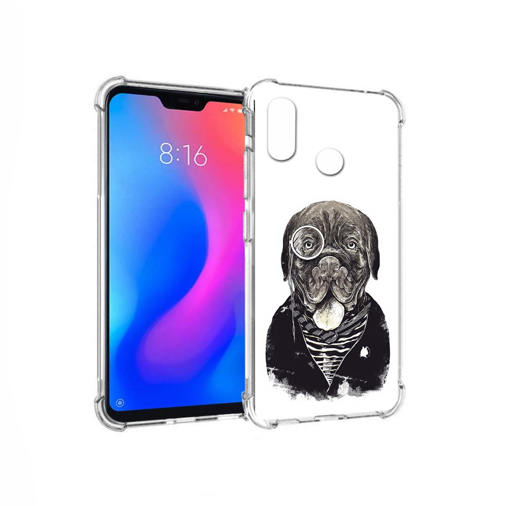 Чехол MyPads Tocco для Xiaomi Redmi 6 Pro солидный песик (PT113887.306.615), Прозрачный, Tocco 
Чехол MyPads Tocco для Xiaomi Redmi 6 Pro солидный песик (PT113887.306.615), Прозрачный, Tocco