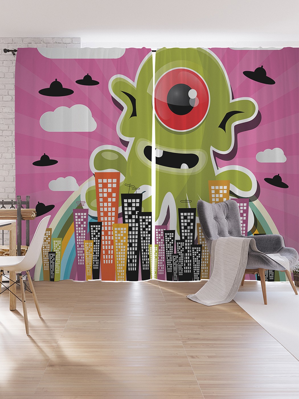 Шторы под лён JoyArty "Инопланетный гость", серия Oxford DeLux, 340х265 см, Инопланетный гость
Шторы под лён JoyArty "Инопланетный гость", серия Oxford DeLux, 340х265 см, Инопланетный гость