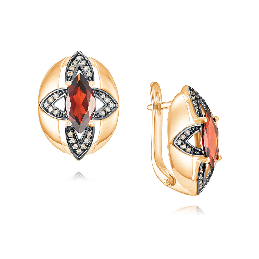 Серьги из красного золота ADAMAS 24040898/01-А50Ч-435, бриллиант/гранат, 24040898/01-А50Ч-435
Серьги из красного золота ADAMAS 24040898/01-А50Ч-435, бриллиант/гранат, 24040898/01-А50Ч-435