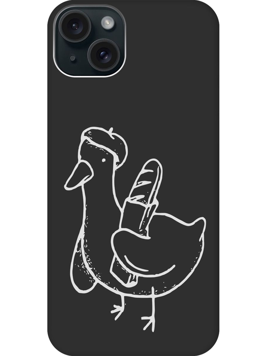 Силиконовый чехол на Apple iPhone 15 Plus с принтом "Французский гусь" матовый черный, Черный;белый;серый, 775147912
Силиконовый чехол на Apple iPhone 15 Plus с принтом "Французский гусь" матовый черный, Черный;белый;серый, 775147912