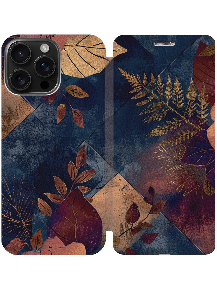 Чехол-книжка на Apple iPhone 16 Pro Max с принтом "Ромбовидная осень" золотой, 785198323
Чехол-книжка на Apple iPhone 16 Pro Max с принтом "Ромбовидная осень" золотой, 785198323
