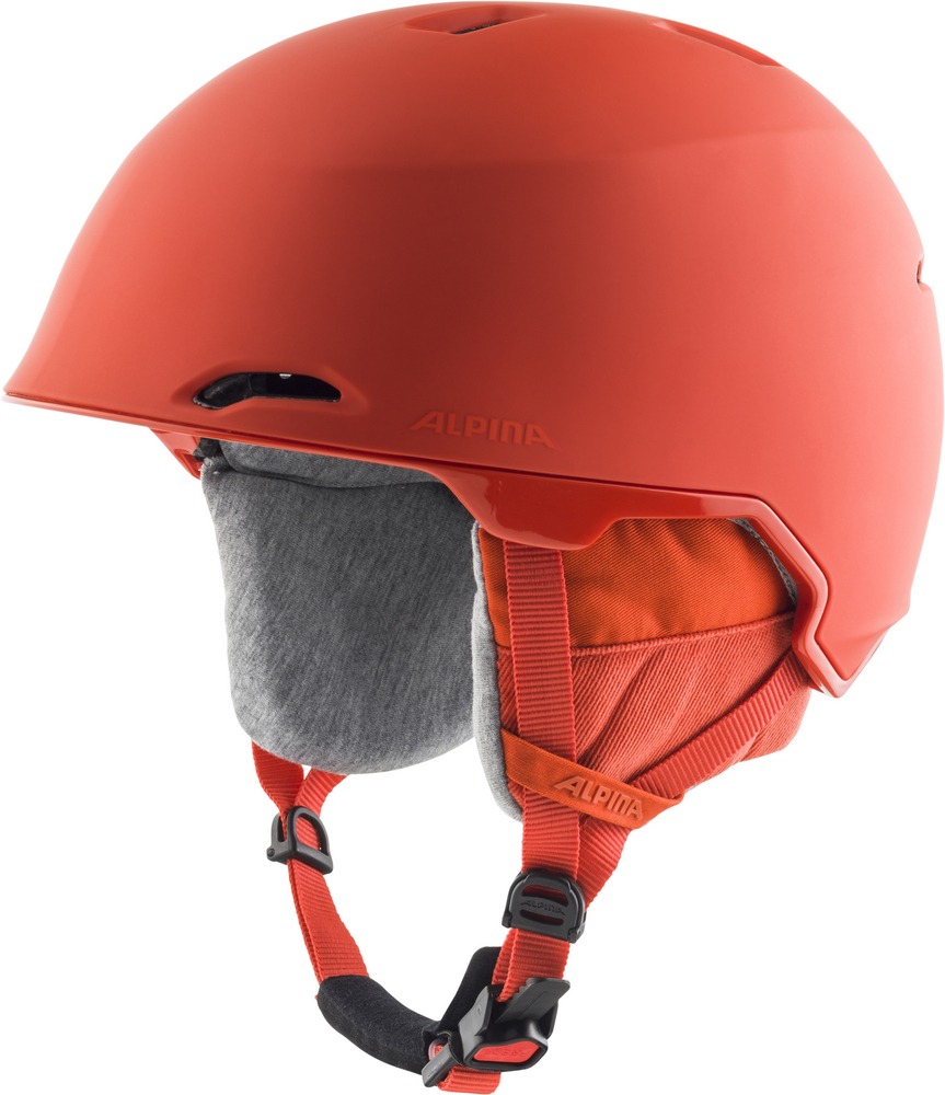фото Зимний шлем alpina 2022-23 maroi pumpkin-orange matt (см:53-57)