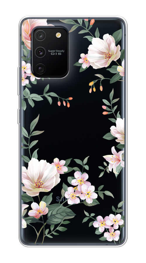 Чехол на Samsung Galaxy A91/S10 Lite "Beautiful white flowers", Бежевый;зеленый, 210050-1
Чехол на Samsung Galaxy A91/S10 Lite "Beautiful white flowers", Бежевый;зеленый, 210050-1