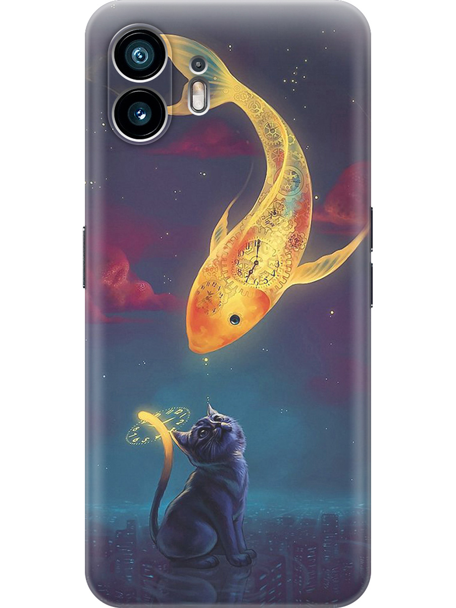 Силиконовый чехол на Nothing Phone (2) с принтом "Кот и рыбка", Прозрачный;желтый;серый;синий, 784811585
Силиконовый чехол на Nothing Phone (2) с принтом "Кот и рыбка", Прозрачный;желтый;серый;синий, 784811585