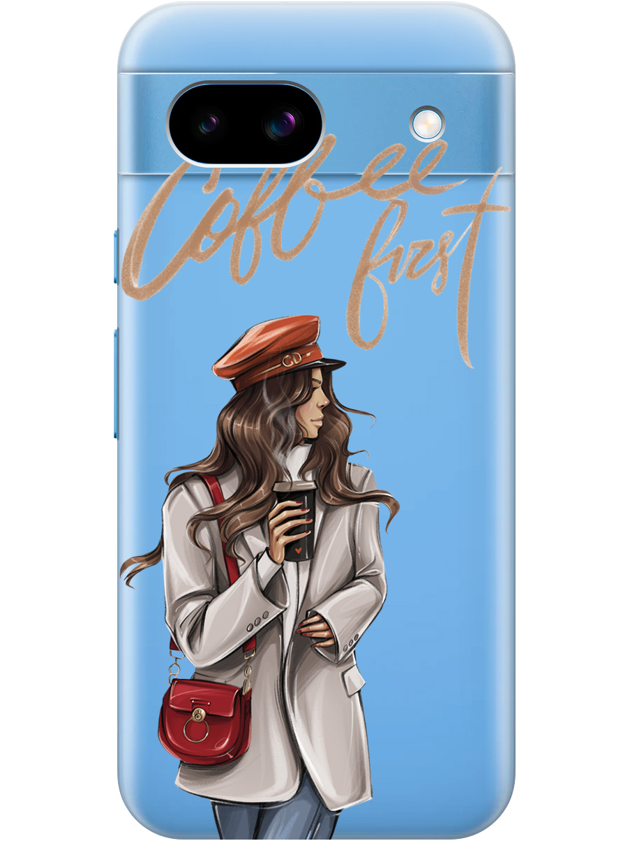 Силиконовый чехол на Google Pixel 8a с принтом "Сначала кофе" прозрачный, Прозрачный;красный;серый, 784809175
Силиконовый чехол на Google Pixel 8a с принтом "Сначала кофе" прозрачный, Прозрачный;красный;серый, 784809175