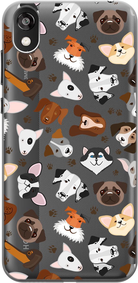 Чехол на Honor 8S/Huawei Y5 (2019) "Dogs Pattern" прозрачный, Прозрачный;коричневый, 5270
Чехол на Honor 8S/Huawei Y5 (2019) "Dogs Pattern" прозрачный, Прозрачный;коричневый, 5270