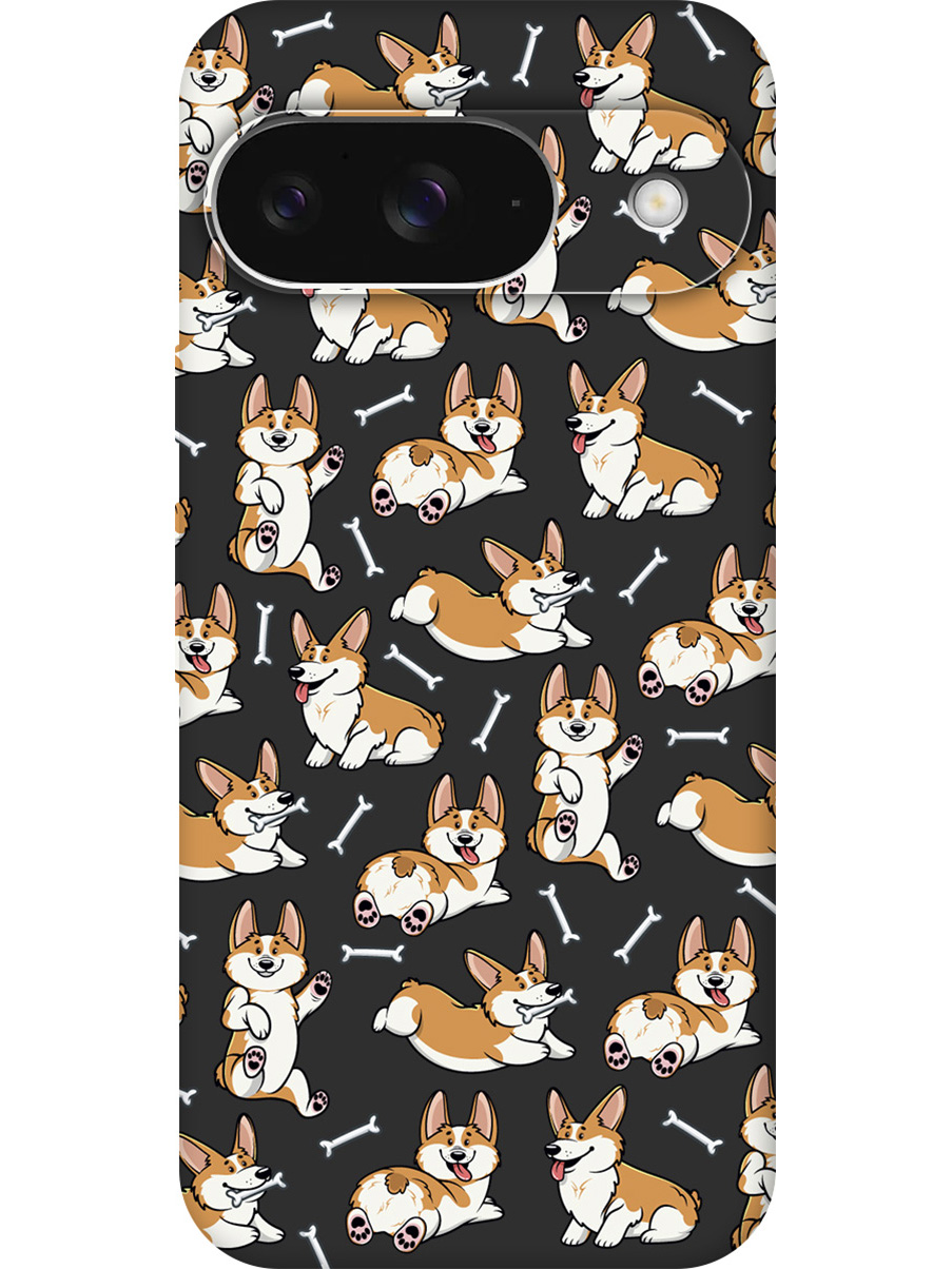 Силиконовый чехол на Google Pixel 9 с принтом "Паттерн из корги" матовый черный, Черный;прозрачный;коричневый, 784809771
Силиконовый чехол на Google Pixel 9 с принтом "Паттерн из корги" матовый черный, Черный;прозрачный;коричневый, 784809771