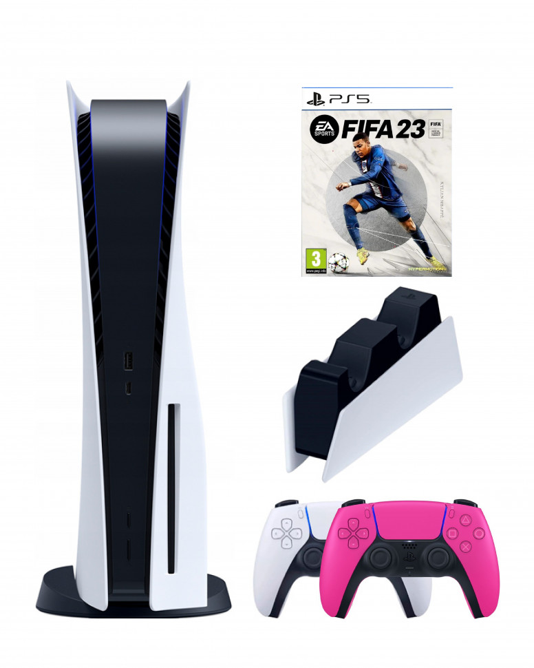 Игровая приставка Sony PlayStation 5 (3-ревизия)+FIFA 23, Белый;черный, PlayStation 5
Игровая приставка Sony PlayStation 5 (3-ревизия)+FIFA 23, Белый;черный, PlayStation 5