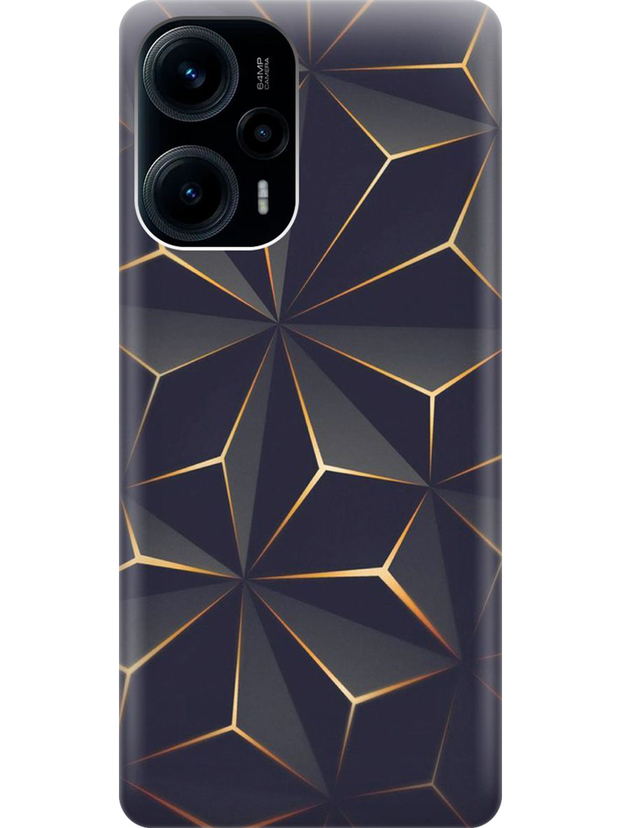 Силиконовый чехол на Poco F5 с принтом "Графитовый узор", Прозрачный;оранжевый;черный, 771146031 
Силиконовый чехол на Poco F5 с принтом "Графитовый узор", Прозрачный;оранжевый;черный, 771146031