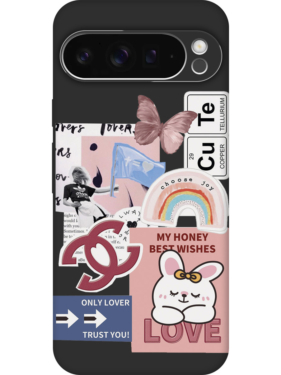 Силиконовый чехол на Google Pixel 9 pro с принтом "Милые стикеры" матовый черный, Черный;прозрачный;белый;розовый, 784810385
Силиконовый чехол на Google Pixel 9 pro с принтом "Милые стикеры" матовый черный, Черный;прозрачный;белый;розовый, 784810385