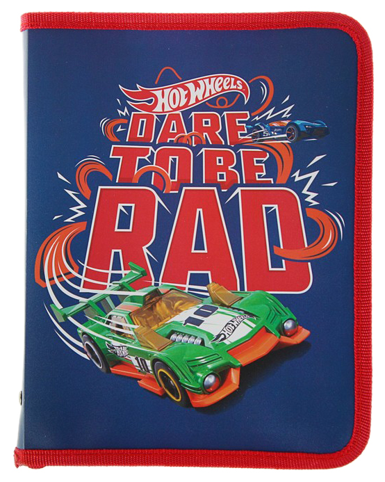 Папка для тетрадей Hot Wheels Dare To Be Rad A4 с одним отделением синяя
Папка для тетрадей Hot Wheels Dare To Be Rad A4 с одним отделением синяя