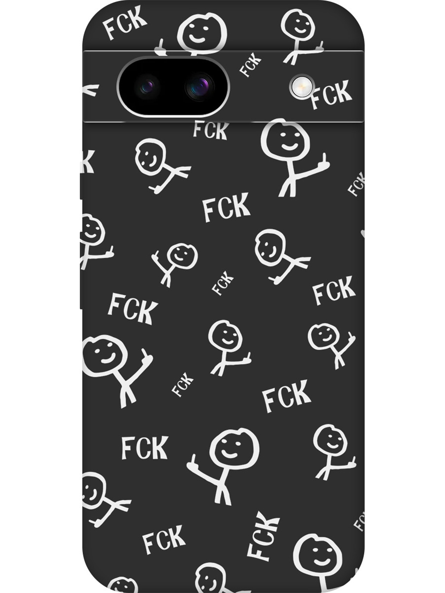 Силиконовый чехол на Google Pixel 8a с принтом "Fck Pattern" матовый черный, Черный;белый, 784809161
Силиконовый чехол на Google Pixel 8a с принтом "Fck Pattern" матовый черный, Черный;белый, 784809161