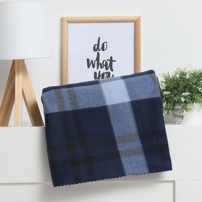 Плед Экономь и Я синий, 9849873, Рисунок 
Плед Экономь и Я синий, 9849873, Рисунок