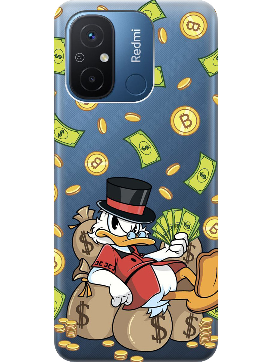 Силиконовый чехол на Xiaomi Redmi 12C с принтом "Богатый Скрудж" прозрачный, Прозрачный;белый;зеленый, 766734871
Силиконовый чехол на Xiaomi Redmi 12C с принтом "Богатый Скрудж" прозрачный, Прозрачный;белый;зеленый, 766734871